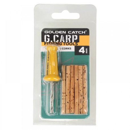 Свердло 4мм з корковими паличками GC G.Carp Bait Drill & Corks