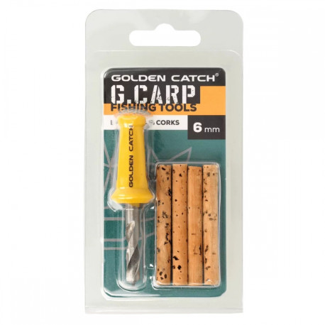 Свердло 6мм з корковими паличками GC G.Carp Bait Drill & Corks