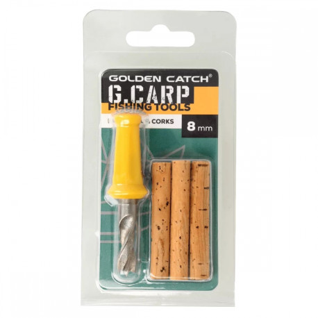 Свердло 8мм з корковими паличками GC G.Carp Bait Drill & Corks