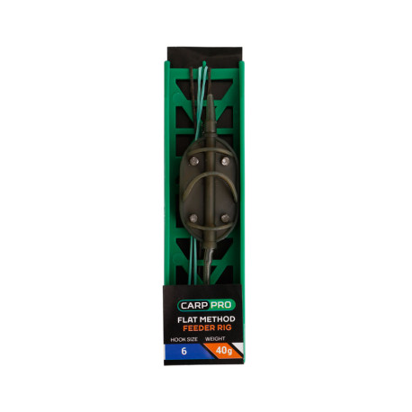 Монтаж Carp Pro Flat Method Feeder №6 40г