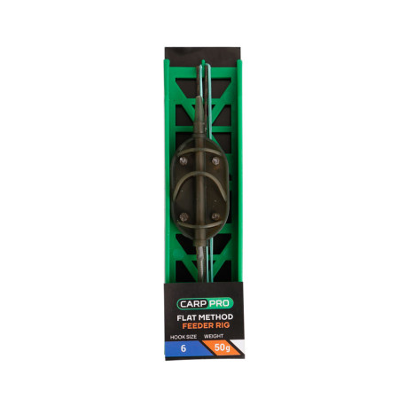 Монтаж Carp Pro Flat Method Feeder №6 50г