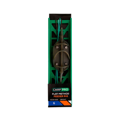 Монтаж Carp Pro Flat Method Feeder №6 80г