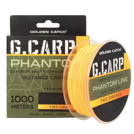 Жилка GC Phantom Line 1000м 0.34мм Two Orange