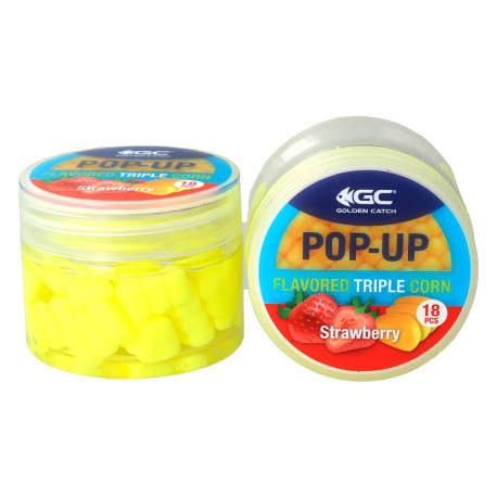 Кукурудза GC G.Carp Pop-Up Triple Strawberry