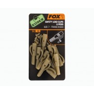 Безпечна кліпса FOX Edges Slik Lead Clips + Pegs Trans Khaki