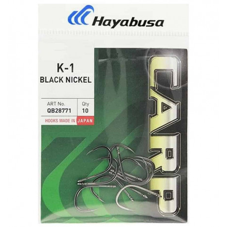 Гачки Hayabusa K-1 Black Nickel